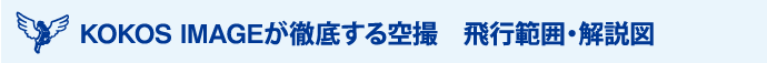 KOKOS IMAGEが徹底する空撮　飛行範囲・解説図